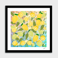 «Lemon Song» Throw Blanket by Roxanne Goldstein | Curioos