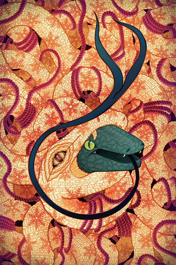 Curioos | «Snake Skin» Artwork by Jessica Fortner