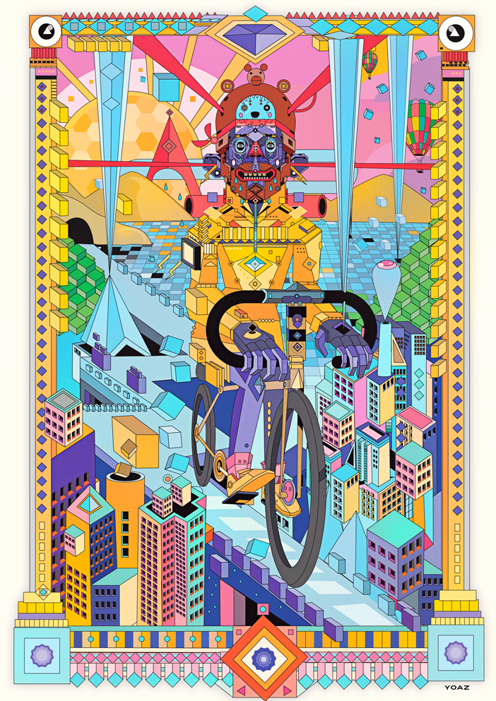 Curioos | «bicycle» Artwork by yo az