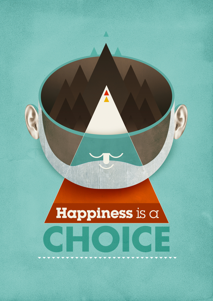 Curioos | «Happiness is a choice» Artwork by Mathieu Clauss