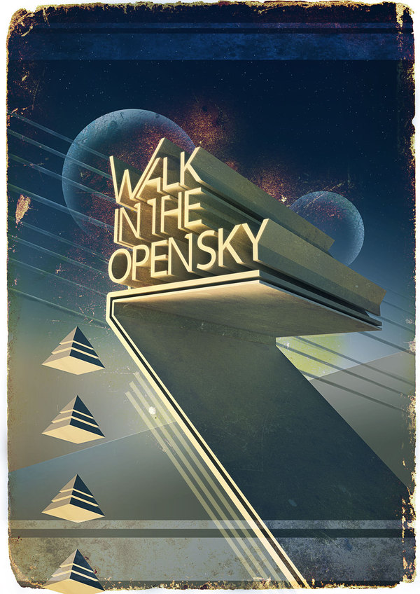 Curioos | «Walk in the open sky» Artwork by Jeff Osborne