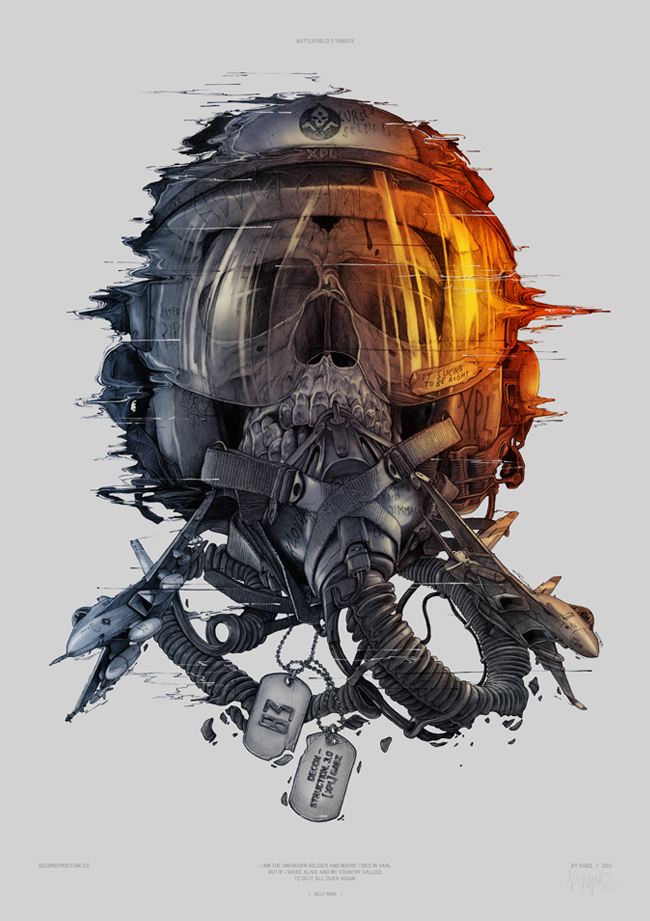 Curioos | «Battlefield 3 tribute v1» Artwork by Grzegorz Domaradzki / Gabz