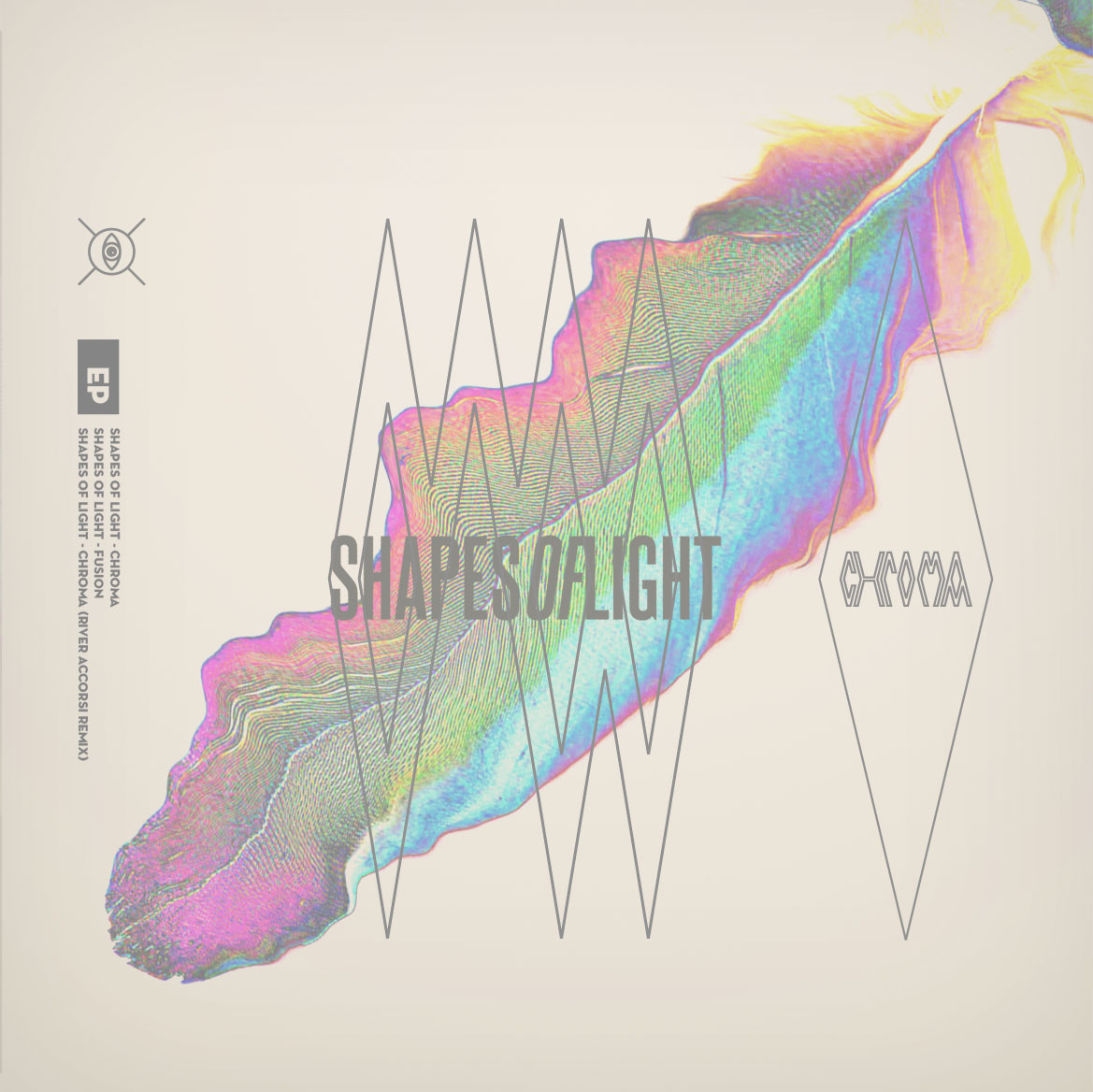 Curioos | «Shapes Of Light - Chroma EP» Artwork by Jorge Letona