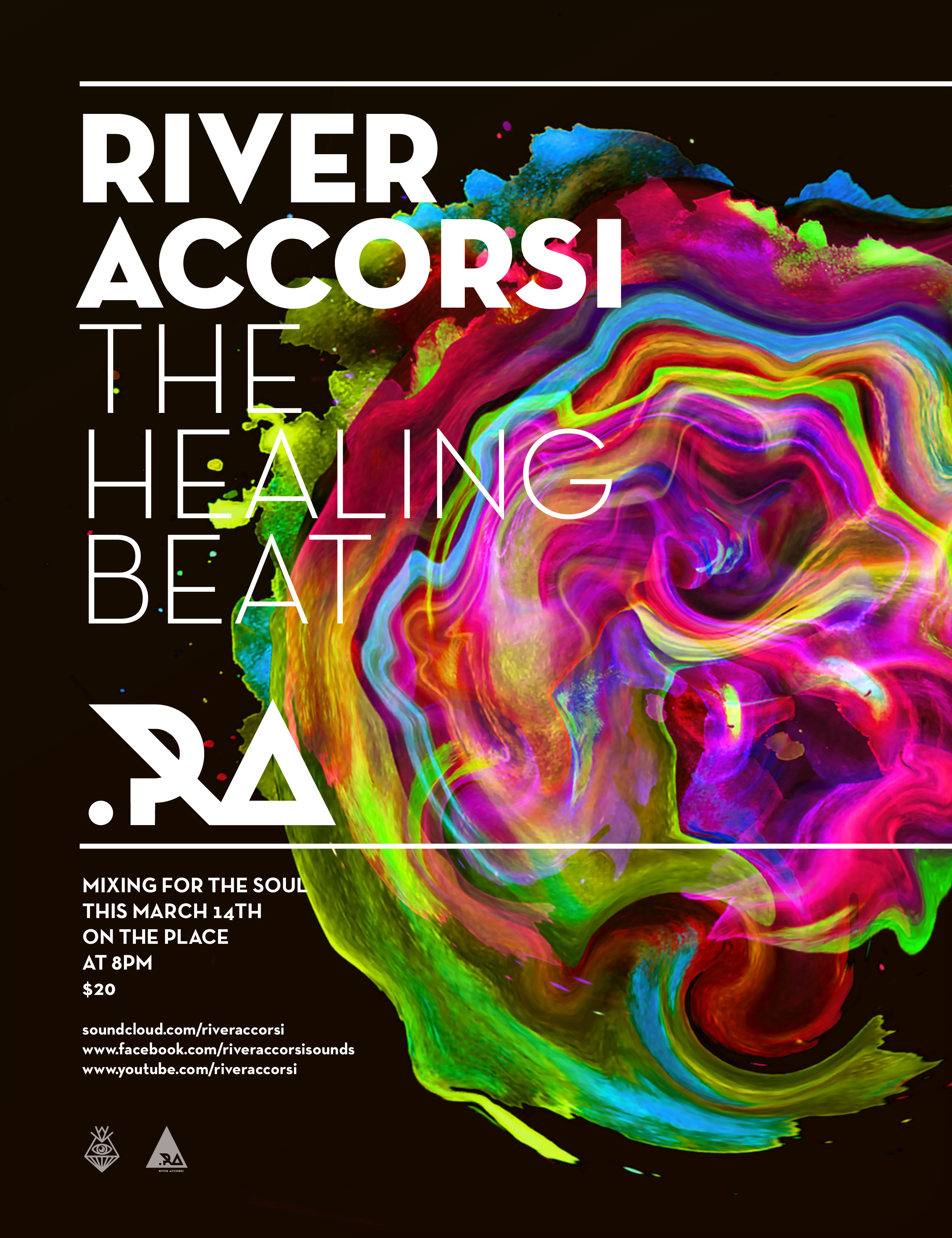 Curioos | «River Accorsi Flyer» Artwork by Jorge Letona