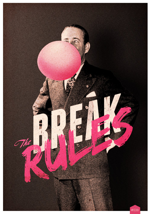 Curioos | «#038 - Break rules» Artwork by Clément G