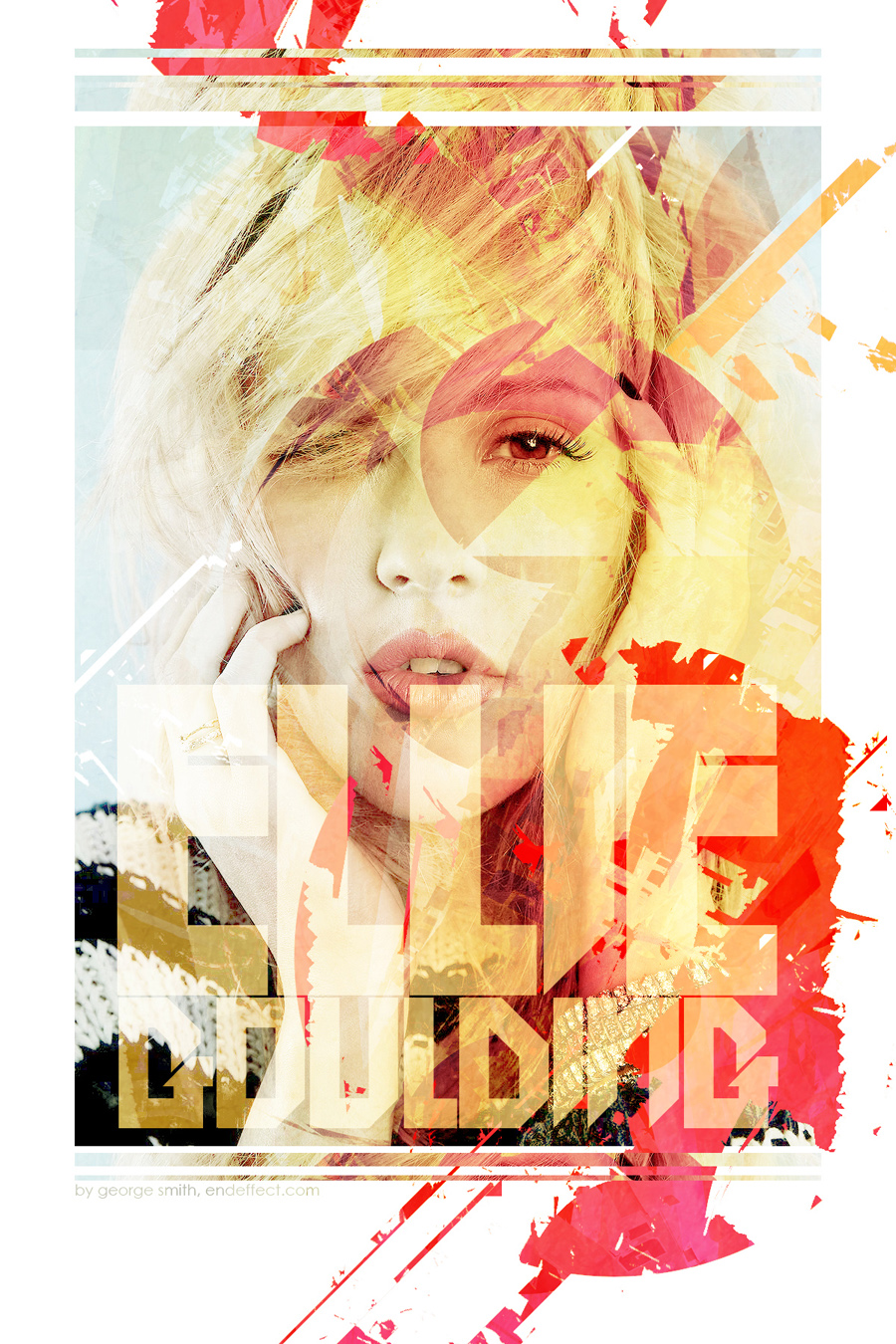 Curioos | «Ellie Goulding» Artwork by George Smith