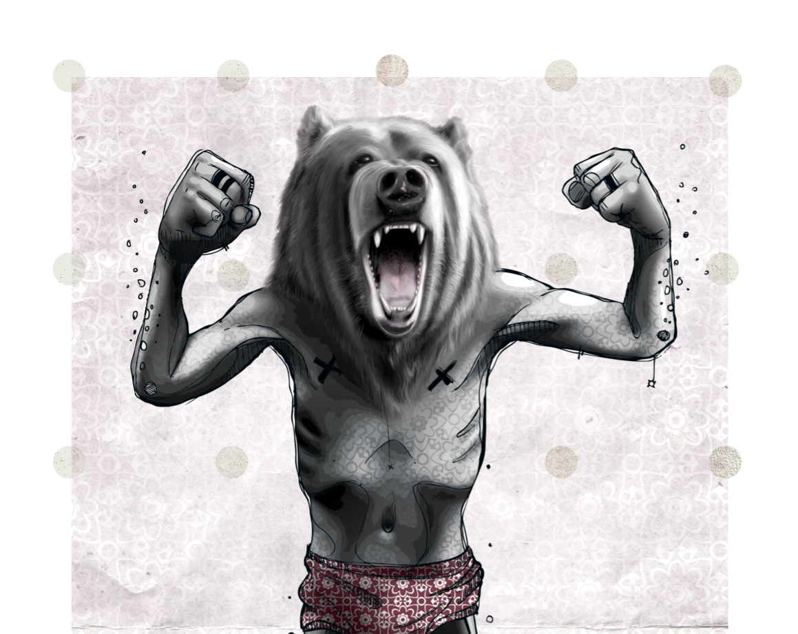 Curioos | «Bearthug» Artwork by Mr Go