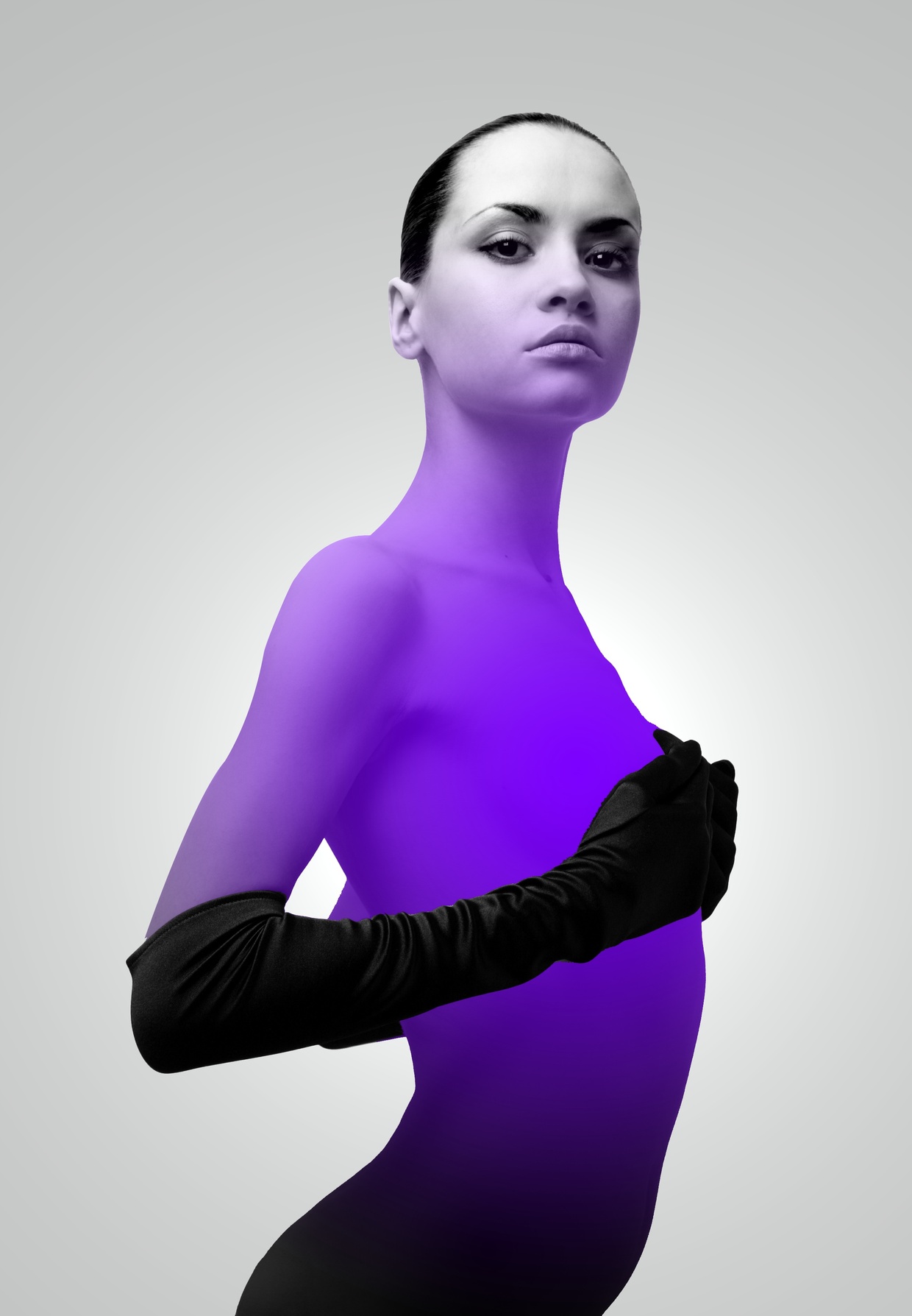 Curioos | «Woman in Purple» Artwork by adrien