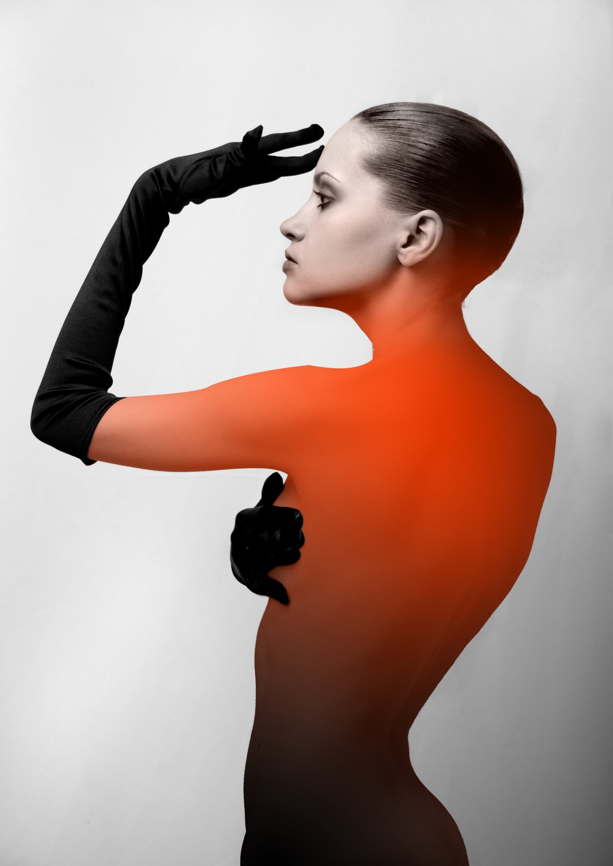 Curioos | «Woman in Orange» Artwork by adrien