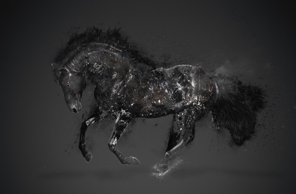 Curioos | «Horse 1» Artwork by adrien