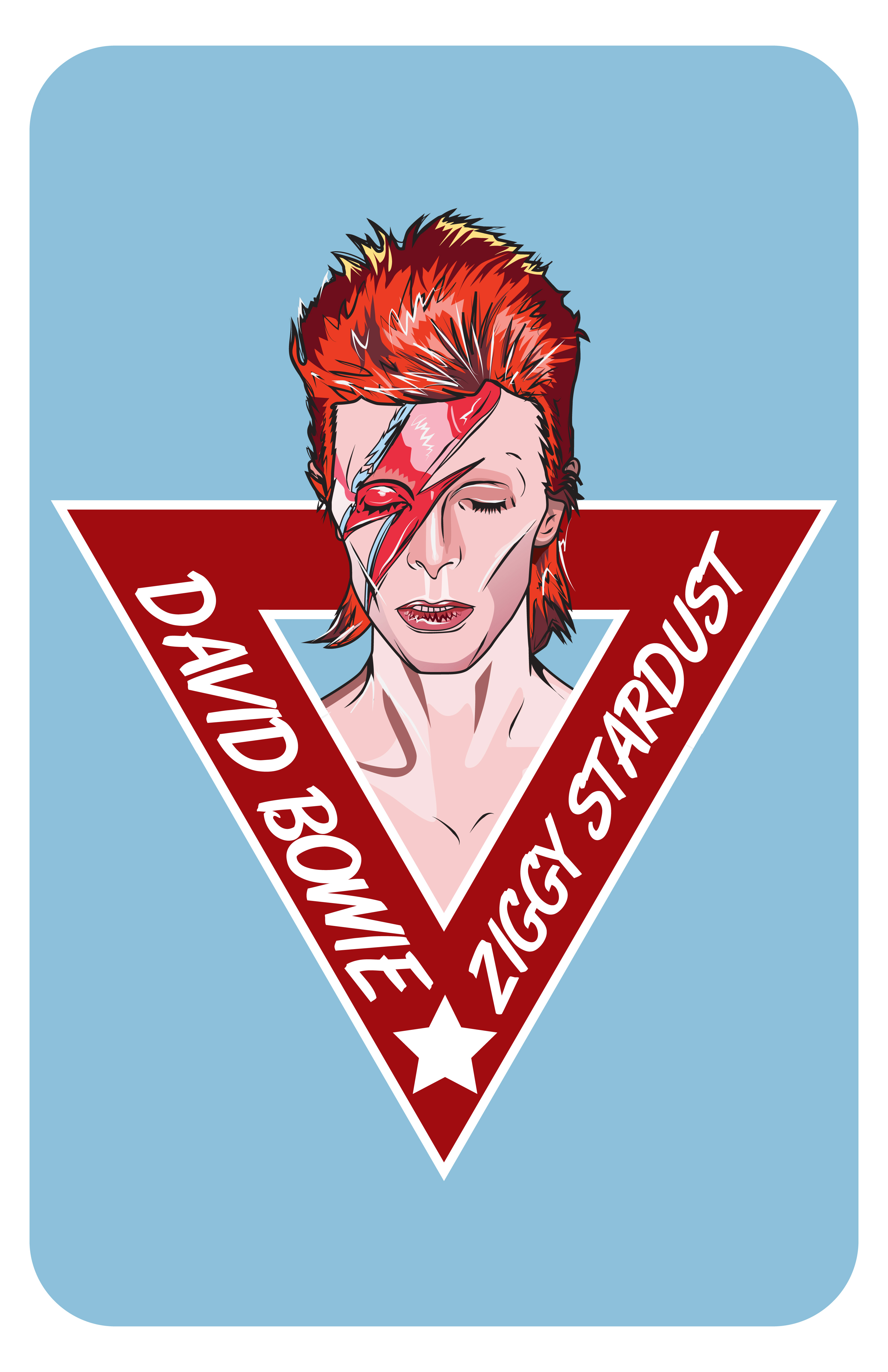 Curioos | «Ziggy Stardust» Artwork by Matt Fontaine