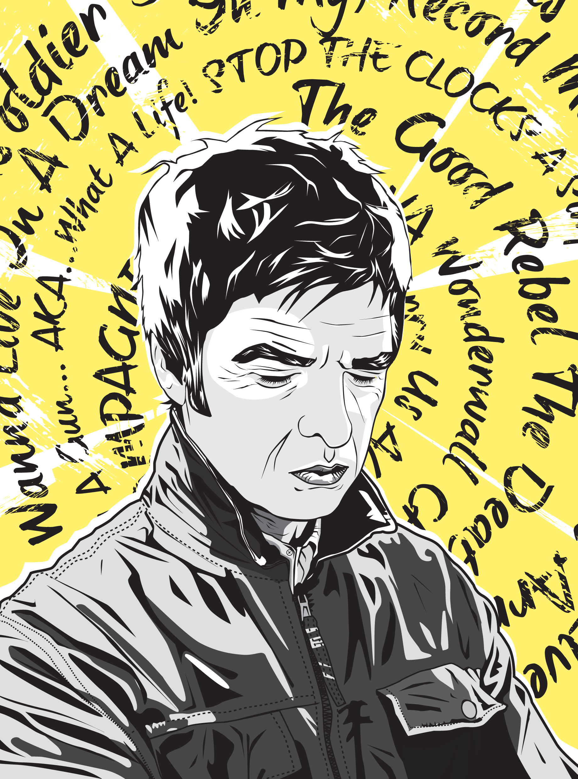 Curioos | «Noel Gallagher After Oasis» Artwork by Matt Fontaine