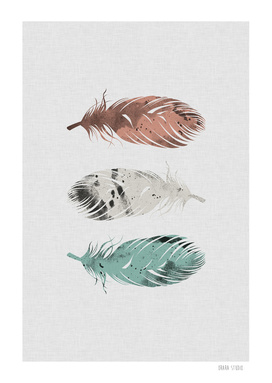 Pastel Feathers