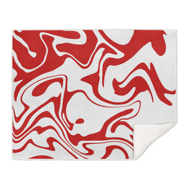Red Liquid Marble Effect Pattern