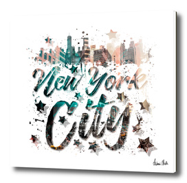 New York City Typography | Geometric Mix No. 4