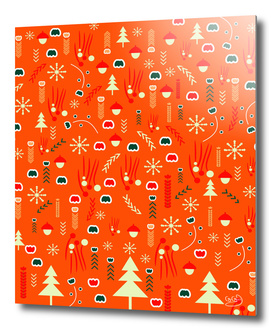 Joyful Christmas pattern
