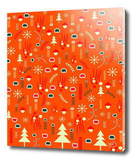 Joyful Christmas pattern