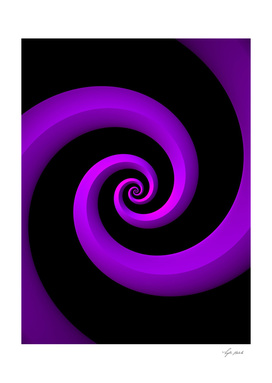 Purple Spirals on Black
