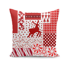 Holiday Red Quilt Design