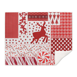 Holiday Red Quilt Design