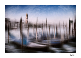 City-Art VENICE Grand Canal and St Mark's Campanile
