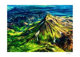 Mountains Oil painting