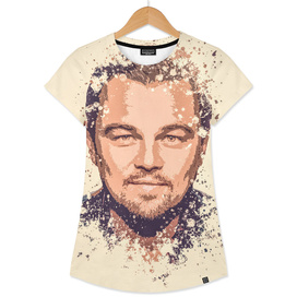 Leonardo DiCaprio splatter painting