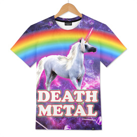 death metal unicorn space candy sweet rainbow
