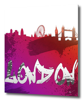 London Cityscape Silhouette