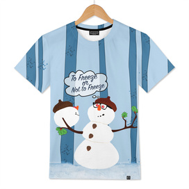 Funny Snowman Holiday Design
