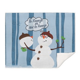 Funny Snowman Holiday Design