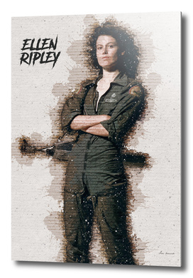 Ellen Ripley -ALIEN - Graffiti