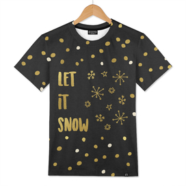Let It Snow Gold