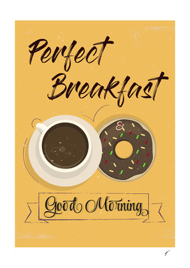 Coffee Poster 4 - Perfect Breakfast