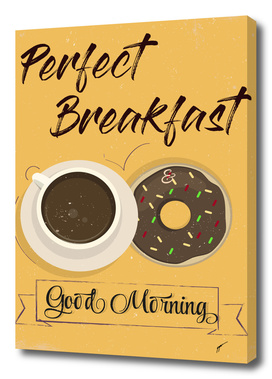 Coffee Poster 4 - Perfect Breakfast