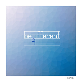 Be Different Typography Design