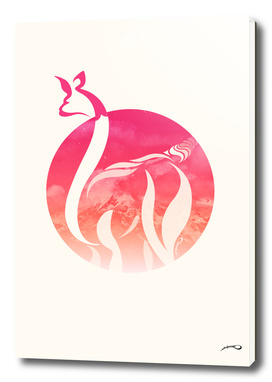 Pink Fire Alpaca by #Bizzartino