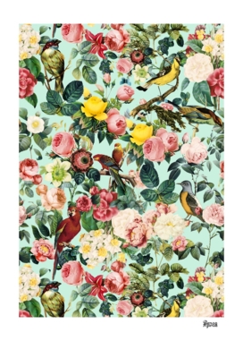 Floral and Birds III
