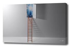 Ladder to the paradise - 3D rendering