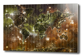 world map mandala space 3