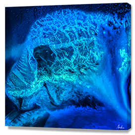 Blue medusa - detail