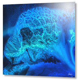 Blue medusa - detail