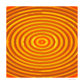 circle pattern abstract in orange yellow brown