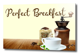 Coffee Poster 46 - Perfect Breakfast