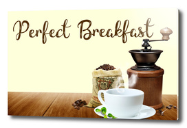 Coffee Poster 46 - Perfect Breakfast
