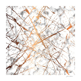 Marble Texture and Gold Splatter 039