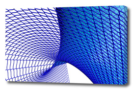 Blue Curved Surface