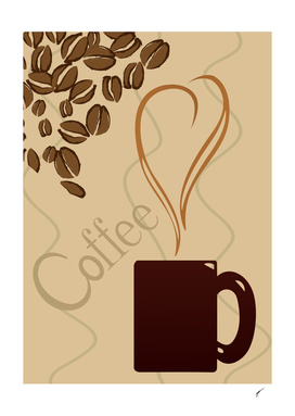 Coffee Poster 55 - Brown Coffee