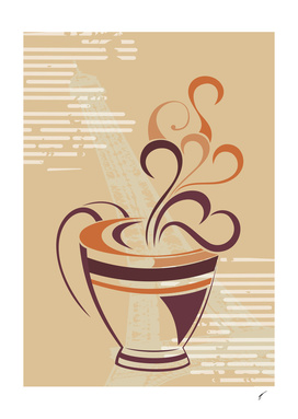 Coffee Poster 59 - Brown Coffee