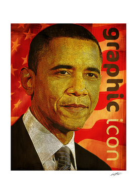 Barac Obama graphic icon02